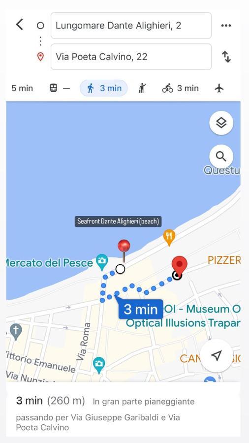 Civico 22 Daire Trapani Dış mekan fotoğraf