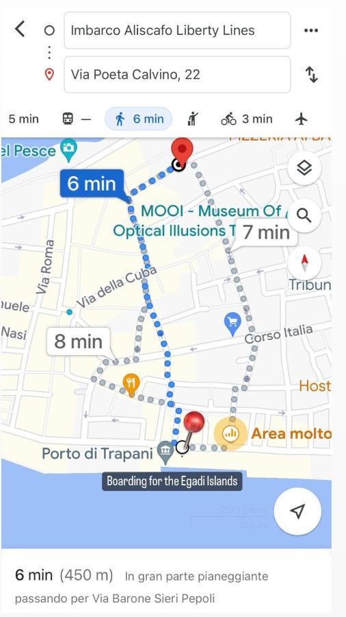 Civico 22 Daire Trapani Dış mekan fotoğraf
